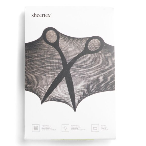 SHEERTEX Black Luxury Shaping Sheer Rip Resist Tights - Picture 2 of 2